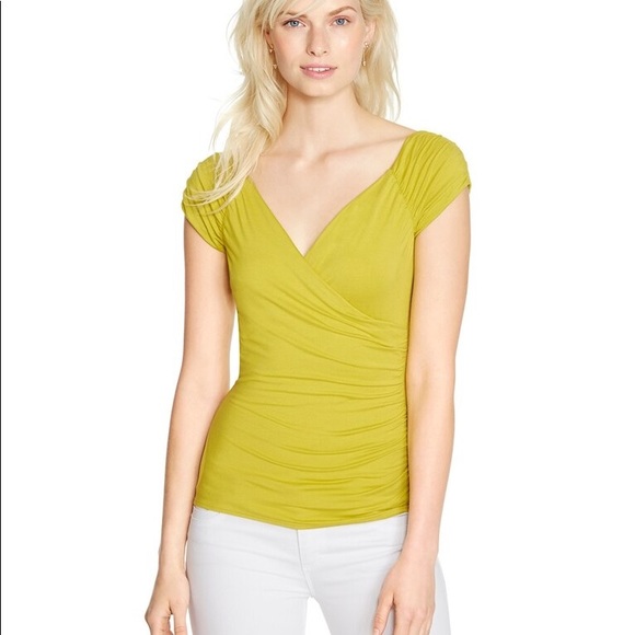 White House Black Market Tops - WHBM Short Sleeve Reversible Tee